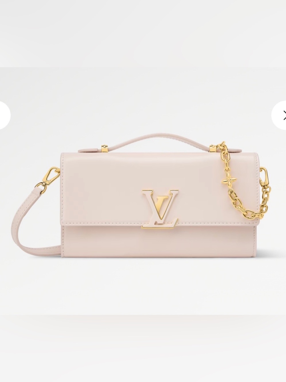 Louis Vuitton Capucines wallet on chain. Color Quartz